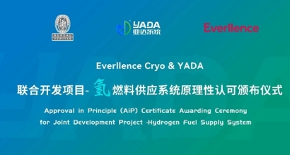 浙江亚达绿能科技股份有限公司与埃维能低温氢燃料系统获BV船级社原则性认可